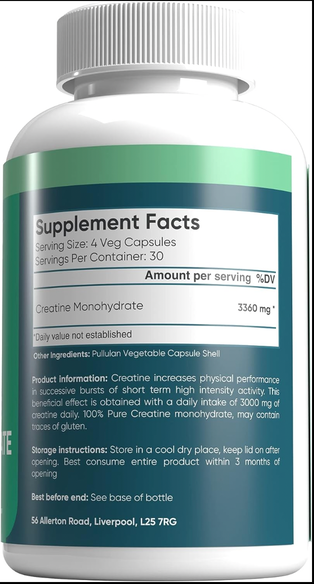 Creatine Monohydrate Capsules