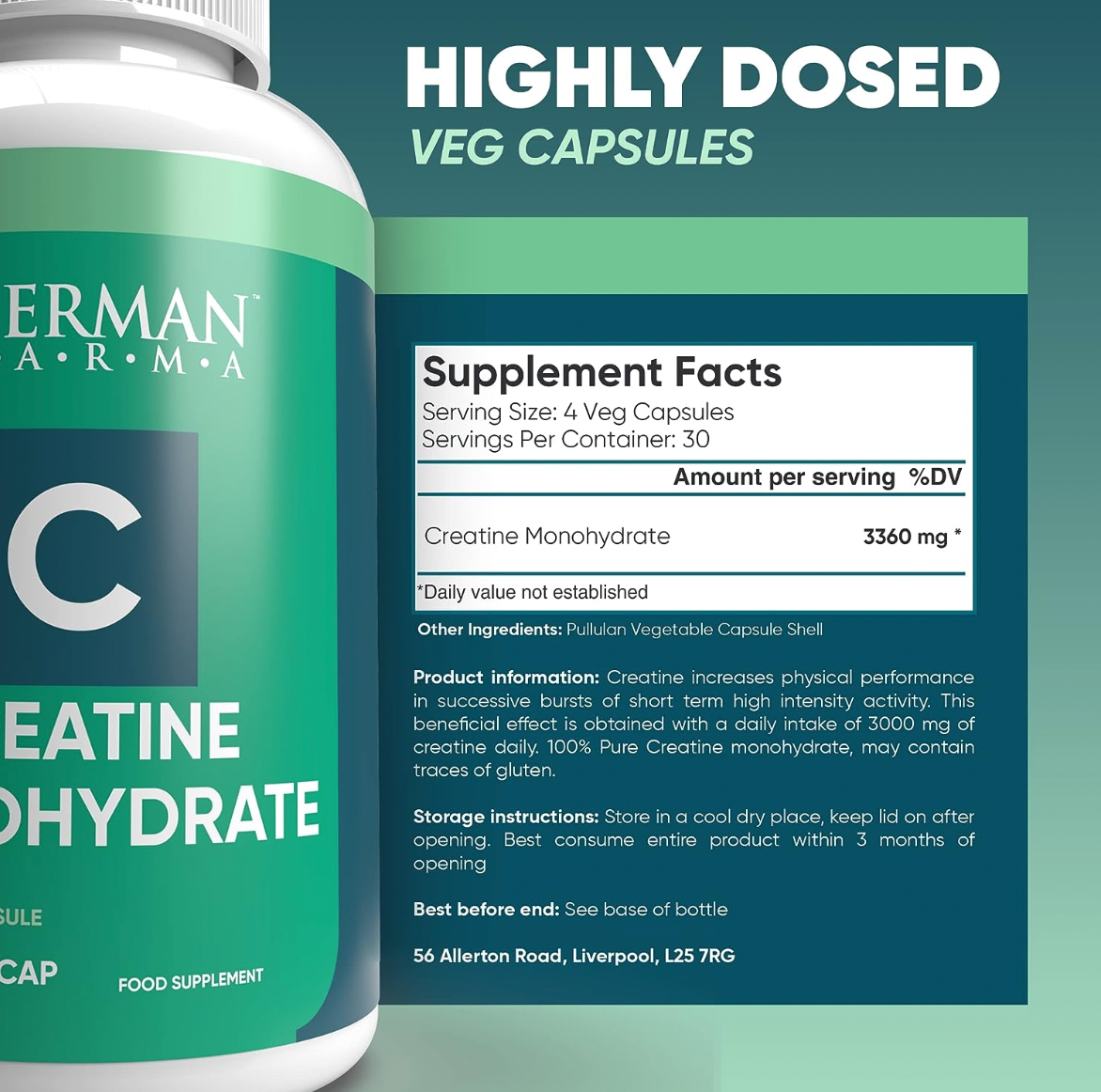 Creatine Monohydrate Capsules